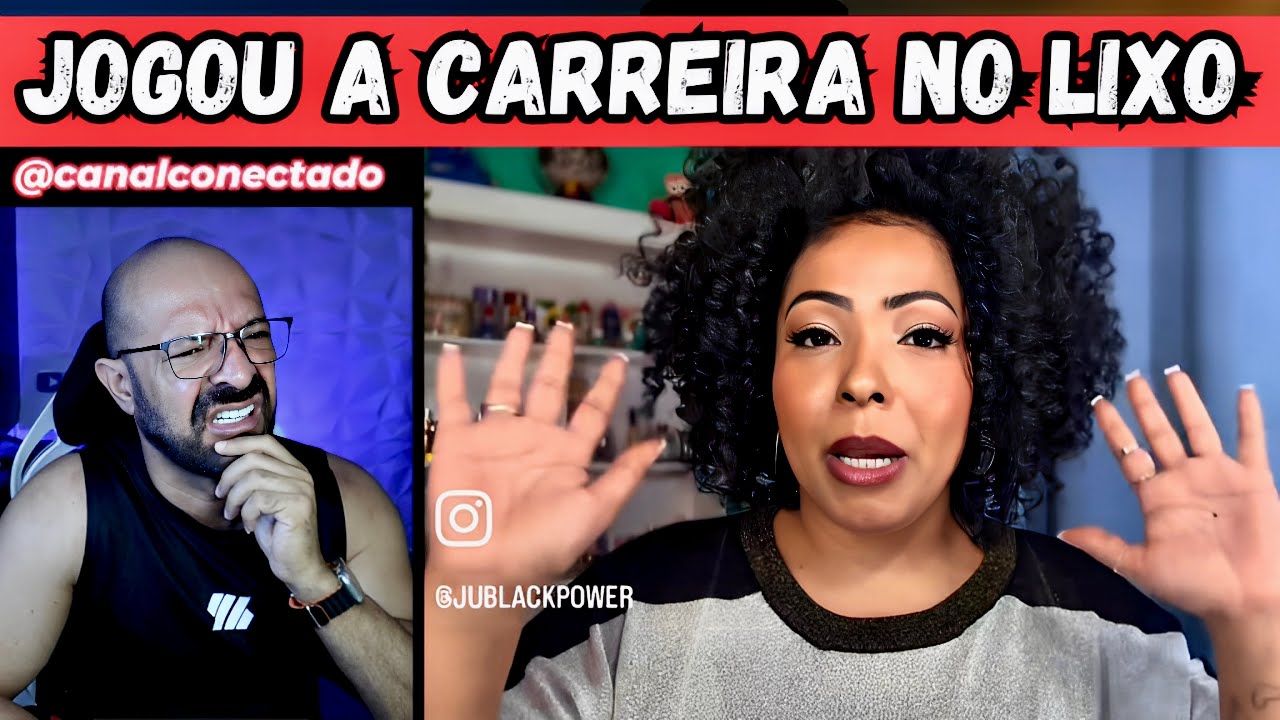 Juliana Oliveira jogou sua carreira no lixo.