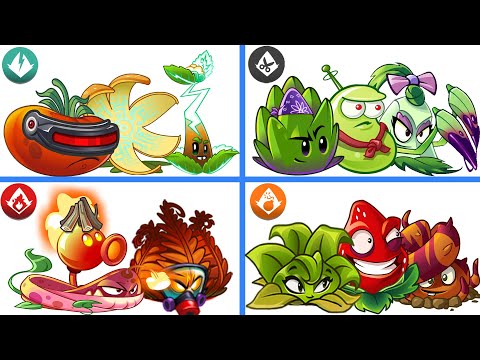 PvZ 2 4 Super Team Plants Vs Team Zombies Part 42 - Team So OP !!!