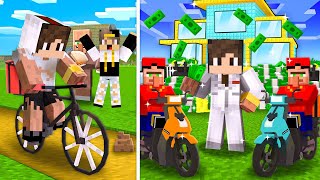 فلم ماين كرافت : عامل التوصيل الفقير والغني الشرير نهاية صادمة ????MineCraft Movie