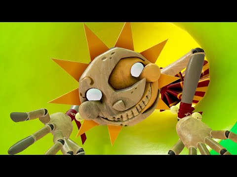 How Sun bans Gregory from Daycare 3rd Person View - FNAF Security Breach