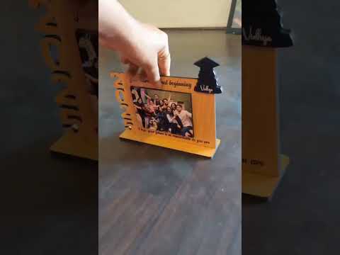 Brown wood farewell gift for students, for gifting, 8*6 inch...