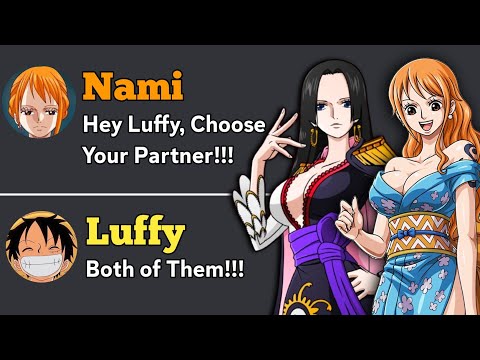 If The StrawHats choosed their partners for Date...