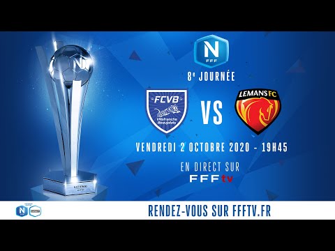 J8 : FC Villefranche - Le Mans FC en direct sur FFFtv (19h45) I National FFF 2020-2021
