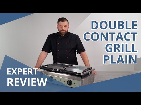 video - Factory second Double Contact Grill - smooth - 2 x 1,800 W