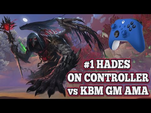 NUMBER 1 HADES ON CONTROLLER vs GM KBM AMATERASU  - Season 9 Masters Ranked 1v1 Duel - SMITE