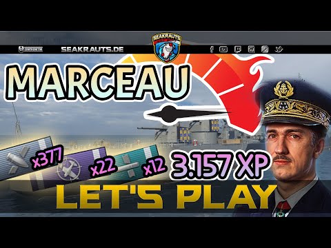 Let's Play - MARCEAU [T10 DD] - More than just a gunboat [+3k Base XP] - World of Warships [German]