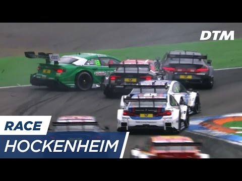 Crash during Start causes Restart & Safety Car - DTM Hockenheim 2017