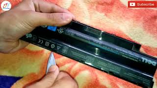 How to open dell laptop battery