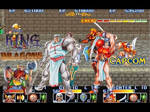 [CPS1]The King of Dragons (Arcade) 3p Co-operate Hardest No Death Playthrough