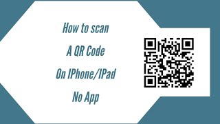 Download lagu How to Scan QR Code on iPhone or iPad | NO APP NEEDED mp3