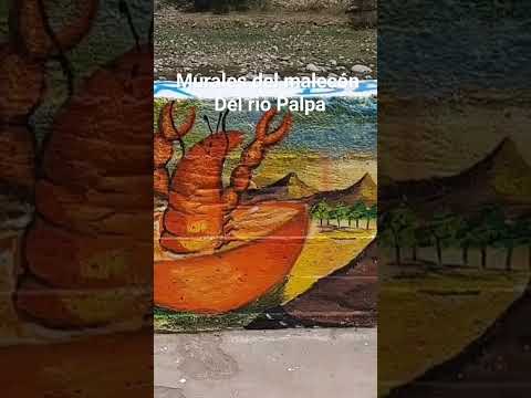 Murales del malecón del Río Palpa en Ica. para ver el video completo, visiten en canal.