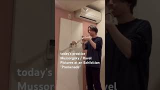 Download lagu 5/5 today's practice  ムソルグスキー／ラヴェル  展覧会の絵より プロムナード　#trumpet #practicevideo #orchestralexcerpt #音楽 mp3