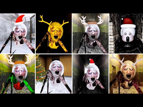 Christmas Spider Mom All Jumpscares In Granny 1.9 And The Twins | Granny New Update Spider Angeline