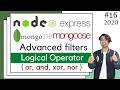 16 MongoDB Logical Query Operators Using Mongoose And Node Express JS In Hindi In 2020