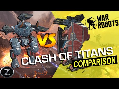 New TITAN Minos VS ARTHUR - MAXED Comparison LV.150 | Clash of Titans | War Robots | LIVE SERVER