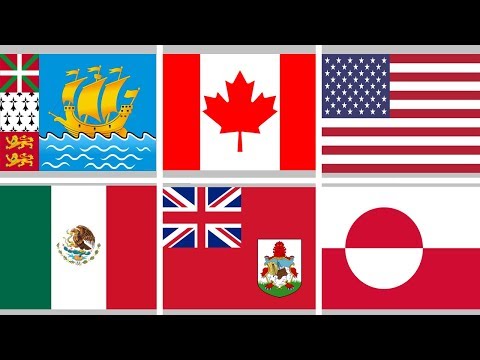 Banderas del Mundo – Banderas de América - Banderas de América del Norte – Banderas de Norteamérica