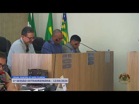 1ª SESSÃO EXTRAORDINÁRIA - 13/04/2026
