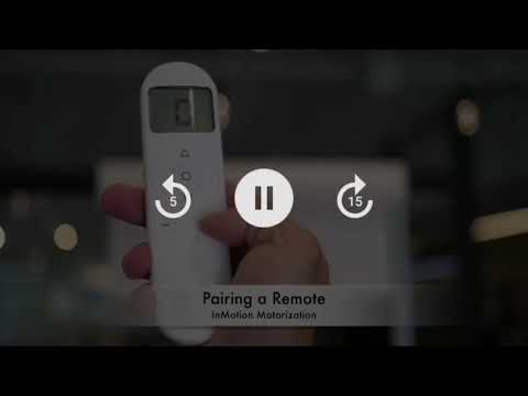 Inmotion Levolor Remote Pairing And Setting Limits