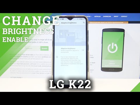 How to Enable Auto Brightness on LG K22 – Turn On Auto Brightness