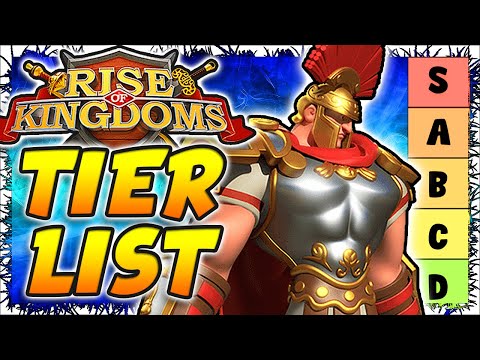 EPIC COMMANDER TIER LIST RISE OF KINGDOMS 2020! BEST EPIC COMMANDERS IN RISE OF KINGDOMS! #RoK
