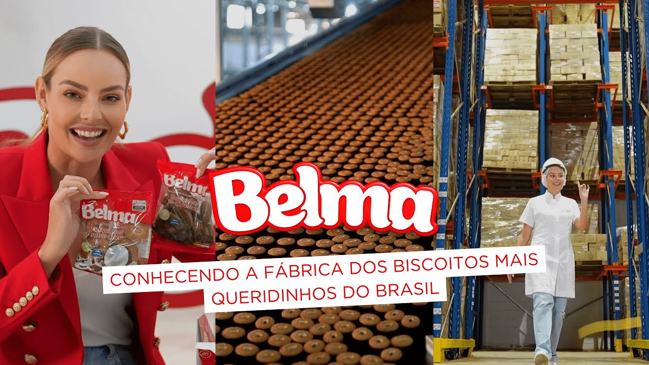 TOUR pela fábrica da BISCOITOS BELMA - passo a passo da fabricação | LAYLA MONTEIRO