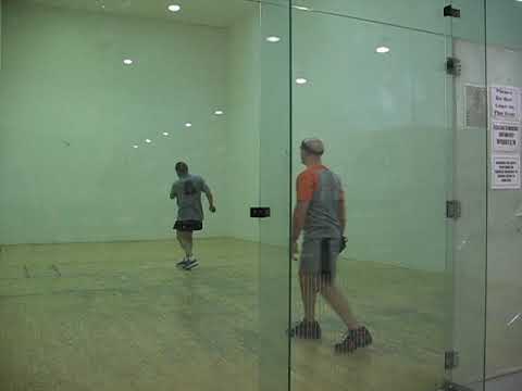 Only Court in Iraq - Racquetball - Angel vs Mike 12
