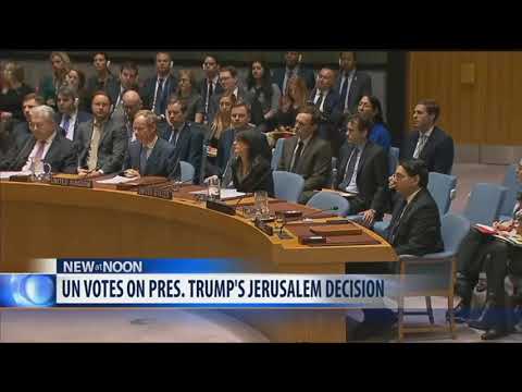 UN votes to condemn Trump Jerusalem decision