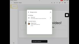 How to Insert a Video into Google Slides using an iPad