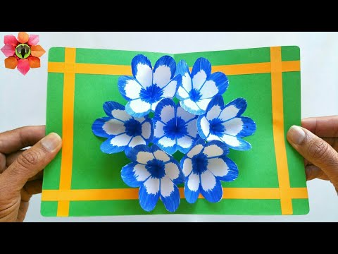 Flower Popup Card for Mother’s day - DIY Tutorial - 42