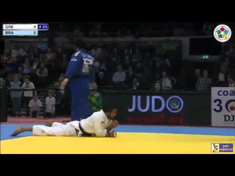 Judo 2013 Grand Prix Dusseldorf: Iliadis (GRE) - Camilo (BRA) [-90kg] semi-final