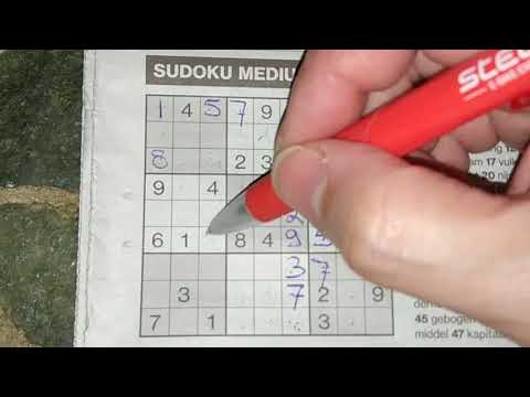 Outstanding job if you solve this medium sudoku puzzle. (#429) 02-06-2020