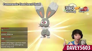 Pokemon: Sword | Reaction - Shiny Bunnelby, Again!?
