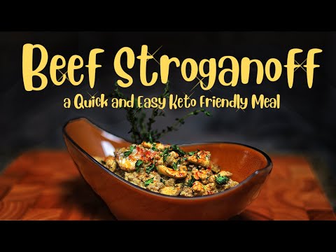 Beef Stroganoff A Low Carb Keto Friendly 20 Minute Meals Recipe