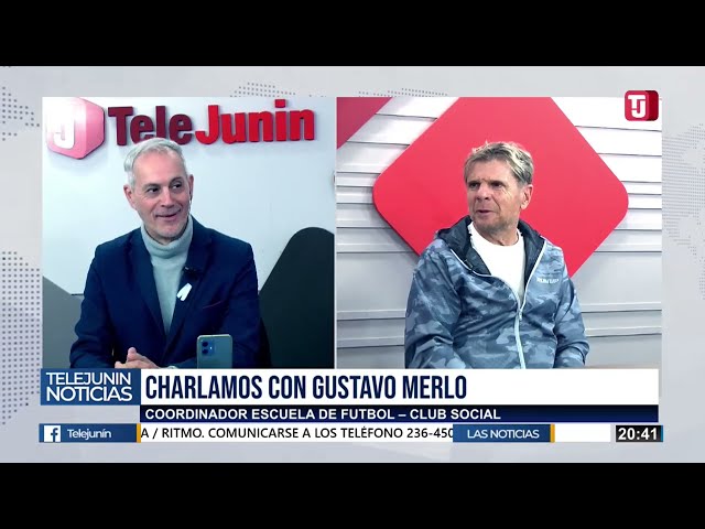 Social (J) presentó a Gustavo Merlo como nuevo coordinador de la escuela de fútbol