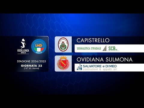 Eccellenza Abruzzo 33° giornata | Capistrello - Ovidiana Sulmona (3-6)