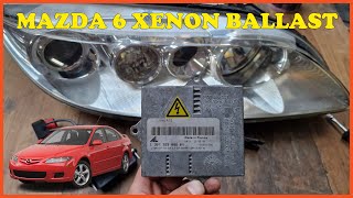 MAZDA 6 xenon HID headlight BALLAST AL 1307329086 Litronic 4.1 D factory fitted part for low beam
