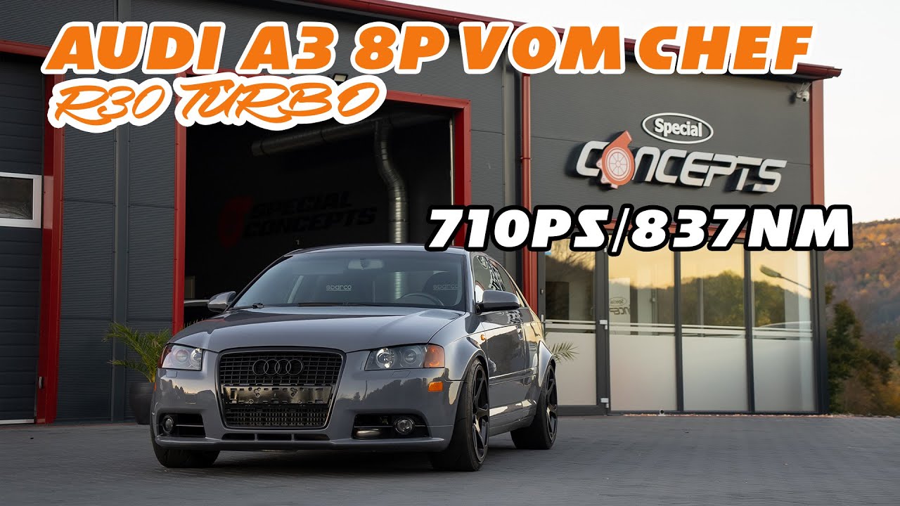 AUDI A3 8P VOM CHEF - 710PS/840NM