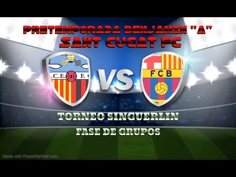 Sant Cugat FC "A" VS FC Barcelona Torneo SInguerlin Benjamin Fase de Grupos Pret 2022/23 11 Sept