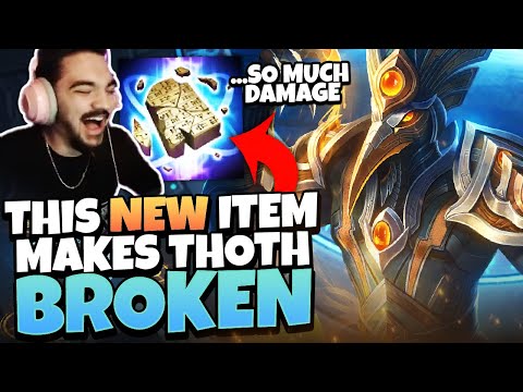 This NEW ITEM Makes Thoth SO BROKEN! - Ranked Conquest - Smite