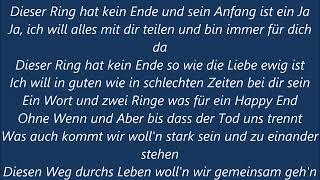 Nik P  Dieser Ring Lyrics