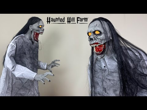 Lurching Woman 2025 from Haunted Hill Farm – Halloween Animatronic Unboxing