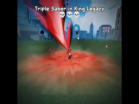 BloxFruits Triple Saber VS King Legacy Triple Saber #roblox #bloxfruits #kinglegacyroblox
