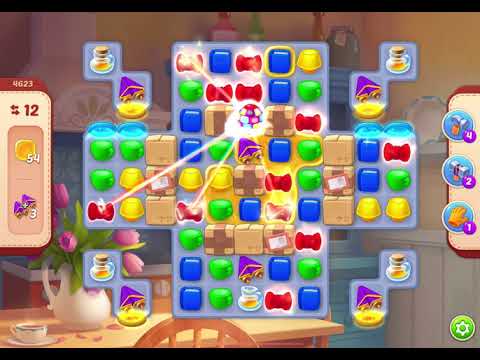 HomeScapes Level 4623 no boosters (16 moves)