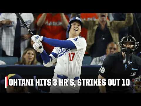 DODGERS SWEEP 🧹 Shohei Ohtani’s historic performance sends LA back to World Series | ESPN MLB