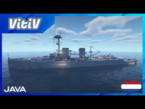 HNLMS Java - Java-class Light Cruiser - Minecraft