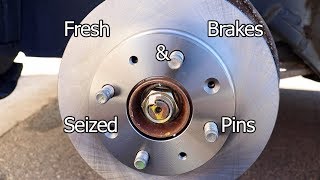 2001 Honda Insight front brake job