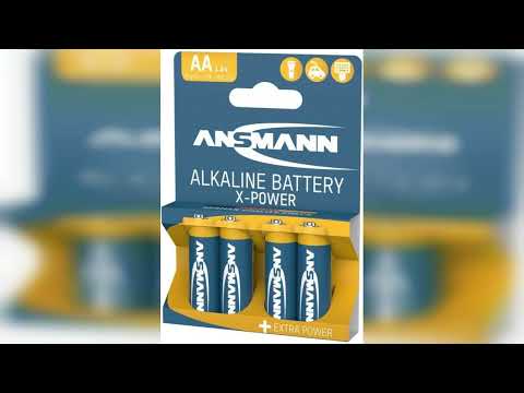 Rezension: ANSMANN X-Power Alkaline Batterie Mignon AA LR6 Longlife Alkalibatterie für extrem hoh...