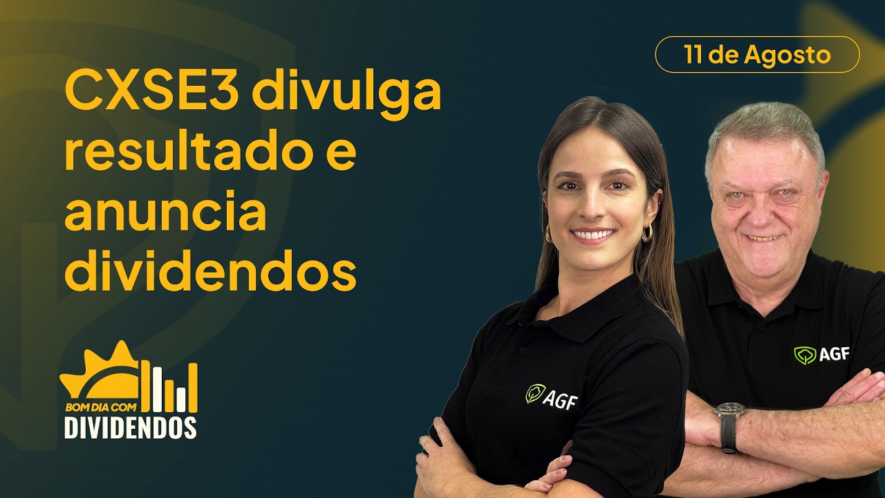 CXSE3 anuncia dividendos e AXIA3 lucra R$ 1,19 bi | Bom Dia com Dividendos