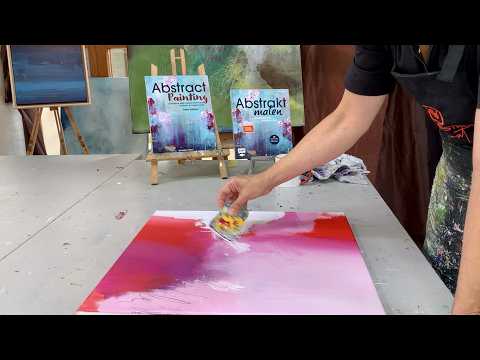 Abstract Acrylic - Intuitive Painting I Layers I Spatula - Step by Step Beginner