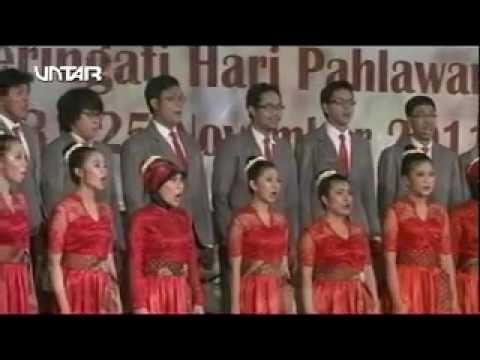 PSM MERCUBUANA - GUGUR BUNGA & MERAH PUTIH ( 4th untar choir competition 2011)